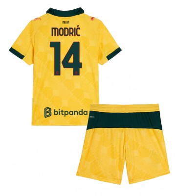 AC Milan Luka Modric #14 Tredje Tröja Barn 2025-26 Kortärmad (+ Korta byxor)